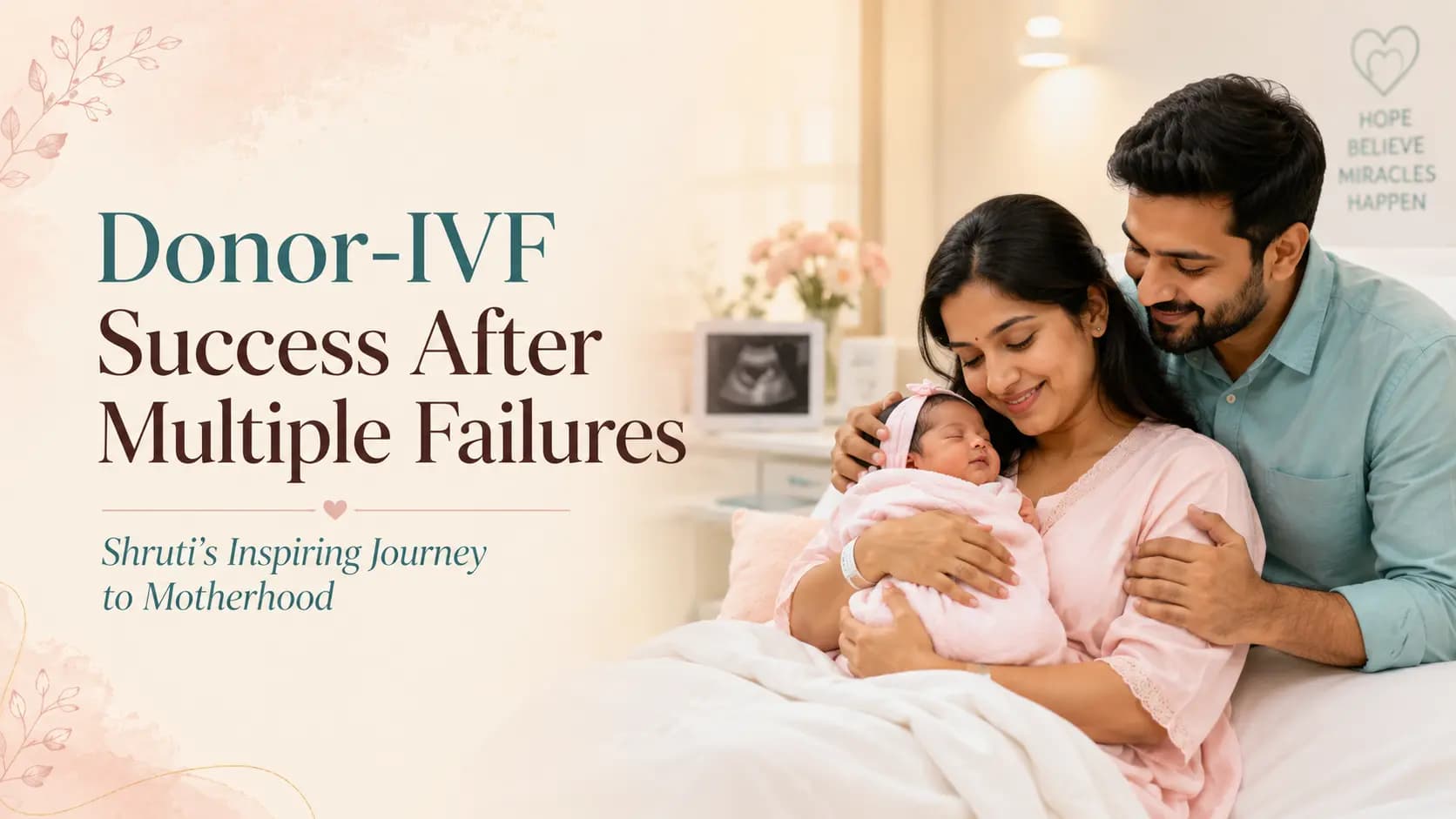 Donor‑IVF Success After Multiple Failures: Shruti’s Inspiring Journey to Motherhood